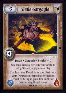 Shale Gargoyle - FOIL - Dwarves - Warlord Saga of the Storm - Picture 1 of 6