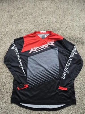 Troy Lee Designs Shirt Mens XL Black Red Long Sleeve Jersey Cycling Polaris RZR - Image 1 of 4