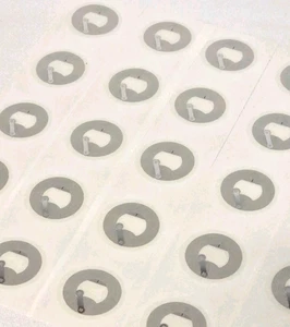 10 pièces étiquettes NFC NTAG213 rondes 25 mm ISO14443A 13,56 MHz RFID - Photo 1 sur 2