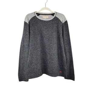 Tommy Bahama Men's XL Fleece Lined Crew Neck Cozy Lounge Sweatshirt Gray 229901 - Picture 1 of 10