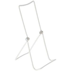 Gibson Holders 3A Adjustable White Wire Display Easel, 3.625" W x 4" D x 8.75" H - Picture 1 of 1