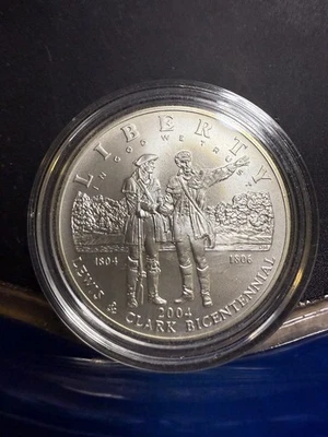 Lewis & Clark Corps of Discovery Bicentennial 2004 USA Silver - J16393 - Image 1 of 2