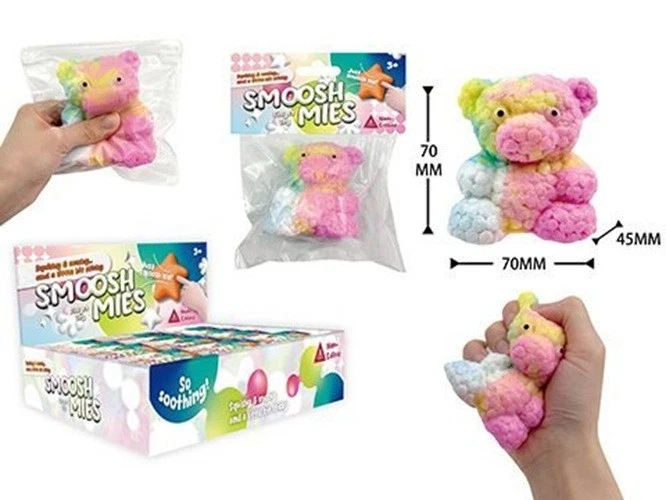 TABA SO SQUISH – RAINBOW BEAR – 7cm - image 1 of 1