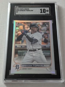 2022 Topps Chrome Baseball - Spencer Torkelson - Rookie Image Variation - SGC 10 - Picture 1 of 2