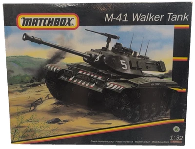 Matchbox M-41 Walker Tank 1:32 Scale Military Tank Model Kit 40991 - NEW SEALED - Image 1 of 4