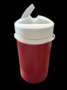 Old Stock Vintage 1990’s Igloo Red & White Retro 1 Quart Cooler *Never Used! - Bild 1 von 4