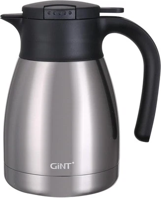 GiNT 34Oz Thermal Coffee Carafe, Insulated Stainless Steel 34 Ounces, Silver  - Image 1 of 4