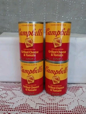 Campbell’s Tomato Grilled Cheese Soup Limited Edition 4 Cans-Exp 01/2026 - Image 1 of 4