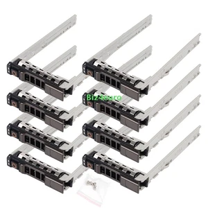 8* 2.5" 8FKXC/08FKXC SATA Drive Caddy For Dell PowerEdge R520 R620 R720 R720XD - Afbeelding 1 van 14