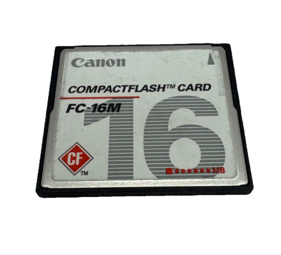 Canon CompactFlash 16MB CF Type-I Memory Card Digital Camera FC-16M - Image 1 of 1
