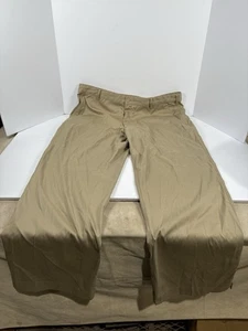 Nike Golf Pants Mens 36x30 Beige Khaki Dri Fit Performance Athleisure - Picture 1 of 7