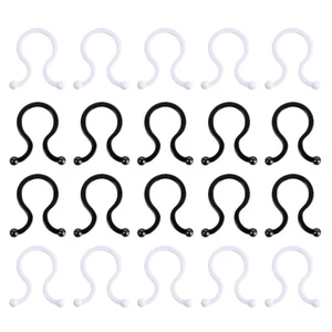 40 Pcs Wire Winder Clamp Cord for Appliances Computer Organizer Electrical - Afbeelding 1 van 12