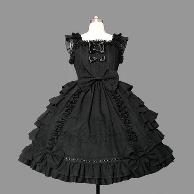 Lolita Kawaii Sweet Dress Maid Costume Cosplay Mori Girls Uniform Cosplay Anime - Image 1 of 4