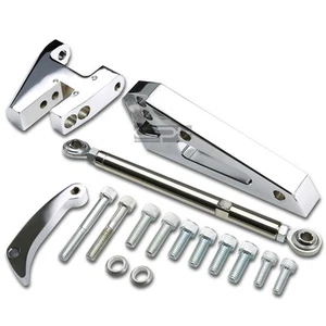 Fit Sbc Small Block Chevy Short Water Pump Swp Aluminum Alternator Bracket Kit - Picture 1 of 4