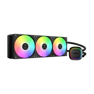 GAMDIAS AURA GL360 V2 360mm AIO ARGB CPU Cooler AM5 LGA1700 Intel AMD Black - Afbeelding 1 van 9