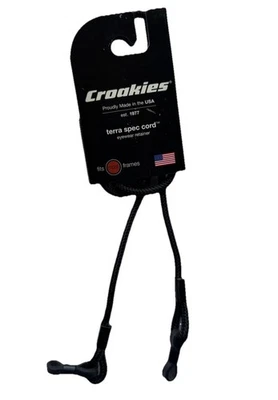 Croakies Terra Spec Cord Eyewear Retainer One Size Glasses Accessories New Black - Image 1 of 4