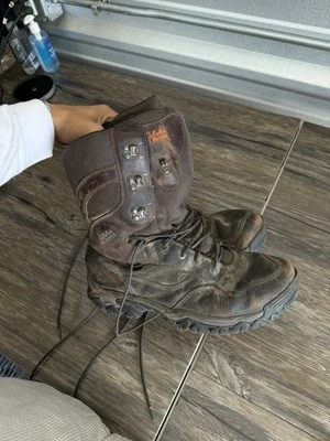 Cabelas MEINDL Pflege II Hunting Hiking Boots Goretex Mens 11 D Camo Leather - Image 1 of 4