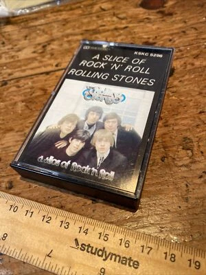A slice of Rock n Roll Rolling Stones Cassette Tape AUSTRALIAN  EXC+++ Condition - Image 1 of 4