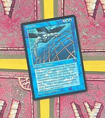 MTG MERSEINE (Hudson) Fallen Empires (Wyvern Back) (OldManMTG 010-571) - Image 1 of 4