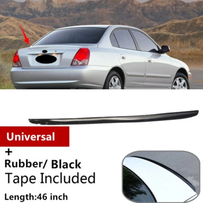 46'' Universal Fit For 2001-06 Hyundai Elantra Sedan Rear Trunk Lip Spoiler Wing - Image 1 of 4