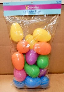 Easter Eggs Plastic For Hunts You Choose Type & Size Dyeable Plastic Too 191L - Picture 1 of 28