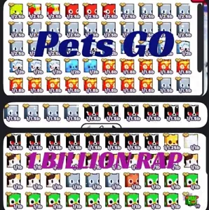 Roblox - Pets GO | 1 Billion GEMS RAP Value in Huge Pets | Cheapest & Fastest - Bild 1 von 1