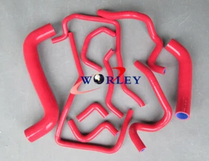 RED SILICONE RADIATOR COOLANT HOSE for SUBARU IMPREZA WRX/STI GR 2008-2011 2010 - Imagen 1 de 7