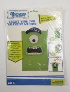 MONSTERS INC Create Valentines Sticker Mailbox Classroom Teacher Craft 32 Disney - Picture 1 of 5