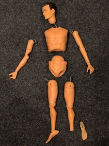 VINTAGE ZODIAC TOYS TOMMY GUNN ACTION MAN FIGURE (Needs Restring) - Picture 1 of 17