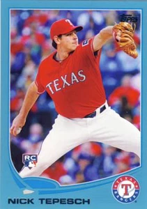 (73) 2013 actualización Topps NICK TEPESCH Walmart azul novato Rangers #US267 LOTE - Imagen 1 de 1