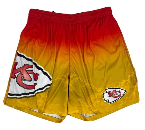 Team Apparel Mens Size XL Kansas City Chiefs NFL Athletic Shorts Red Cover