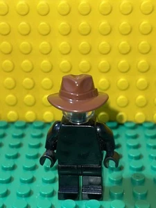 Lego Minifig Reddish BROWN FEDORA HAT - Picture 1 of 4