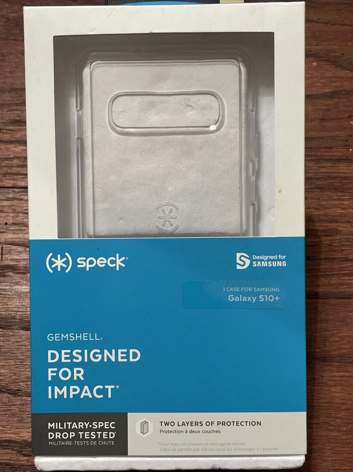 Speck GemShell Clear Samsung Galaxy S10 Plus Protective Case