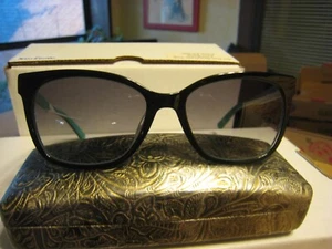 Nuevo Calvin Klein CK18509S 004 Negro Azul GAFAS DE SOL 55-18-135mm Con Estuche - Imagen 1 de 7