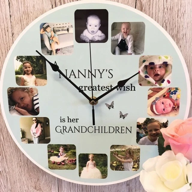 Personalised Custom MDF Wall Clock Any Photo/Logo/Text/Image LASER CUT MDF - Image 1 of 4