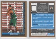 2005-06 Bowman Draft Gold Gerald Green #153 Rookie RC