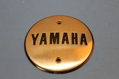 Cubierta cárter izquierdo Yamaha cromada TW200 TX500 XS500 #371-15415-01-00 NUEVO DE STOCK Foto 1 de 4