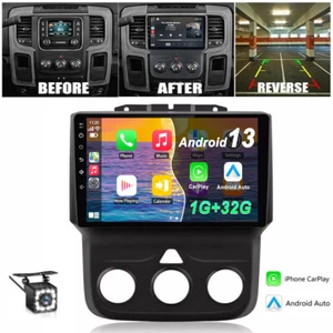 For 2013-18 Dodge Ram 1500 2500 3500 Android 13 Car Stereo Radio Carplay Nav+Cam - Picture 1 of 14