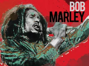 Bob Marley Poster Music Art Print (24x18) - Picture 1 of 1