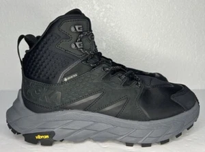 Hoka One One Anacapa Mid GTX Black Gore-Tex Hiking Boots Womens Size 7.5 B - Picture 1 of 24