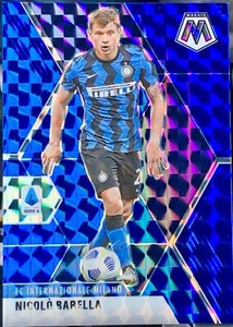 2020-21 Panini Mosaic Serie A Nicolo Barella Blue 59/99 Italy Inter Milan - Picture 1 of 2
