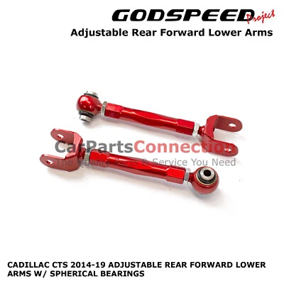 Brazos inferiores delanteros traseros ajustables Godspeed para Cadillac CTS 2014-2019 AK-259-B Foto 1 de 4