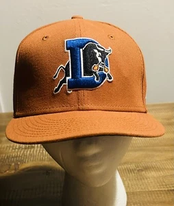 OG New Era 59Fifty Durham Bulls Fitted 6-7/8 MiLB hat Longhorns Burnt Orange - Picture 1 of 9