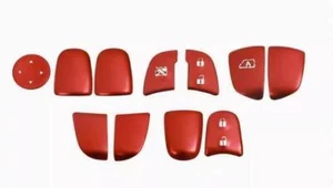For Nissan Sentra 2020-2022 Red Aluminum Window Lift Panel Switch Cover 11X - Picture 1 of 6