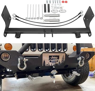 BX1126 para Blue OX Jeep Wrangler JK JKU 2007-2018 barra de remolque placa base parachoques Foto 1 de 4
