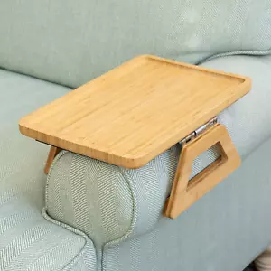 Shamrock Home Couch Arm Table Clip on Tray Sofa Table for Couches. Couch Arm Tra - Picture 1 of 10