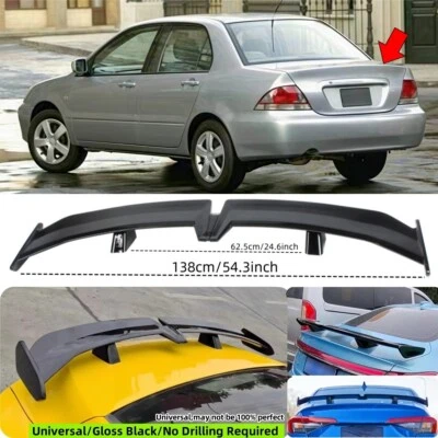 Fits Mitsubishi Lancer 2002-07 Sedan Rear Trunk Spoiler Wing Pro Style Universal - Image 1 of 4
