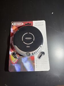 Jensen Portable CD Player FM Receiver CD-60 Bass Boost Anti-Skip *NEW*