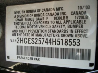 Regulador de janela traseiro esquerdo usado serve para trás: 2004 Honda Civic elétrico Japão - Imagem 1 de 4