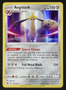 Pokemon Karte Aegislash 107/163 Holo Rare Kampfstile NM/M - Bild 1 von 1
